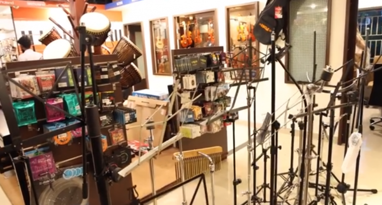A variety of Stands such as Notations stands, Microphone stands and Instrument stands at affordable prices