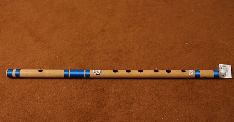 Flute Maestro Manish Das with one of our newly introduced PVC Fiber Flute at Symphony Jam Room in Mangalore.