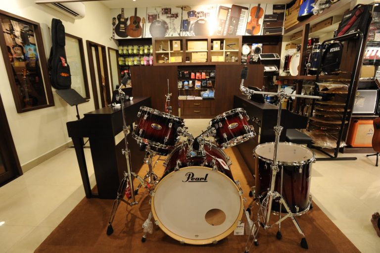Talented Drummer Mr. Milton of The Music School, Bangalore at SYMPHONY JAM ROOM in Mangalore.