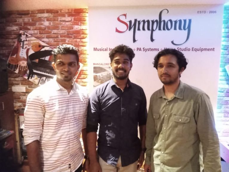 The Trio from The Music School, Bangalore at Symphony Showroom.