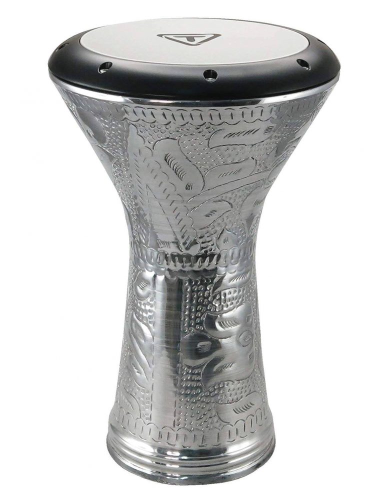A Darabukka, also spelled as darbuka, is a goblet-shaped drum