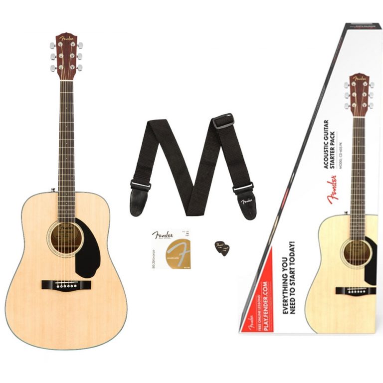Fender Acoustic Guitar Starter Pack – EVERYTHING YOU NEED TO START TODAY!